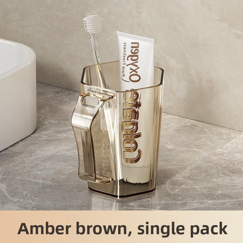Toilet Mouthwash Cup, Toothbrush Cup, Household Multi-functional Wash Basin, Transparent Tooth Cup, Tooth Care Set Cup