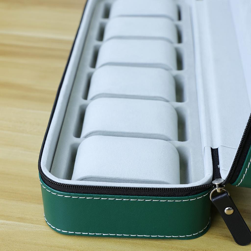 New 10/12 Girds Portable Watch Storage Boxes Organizer ,Classic Style Multifunctional Watch Display Box,Elegant Green Box