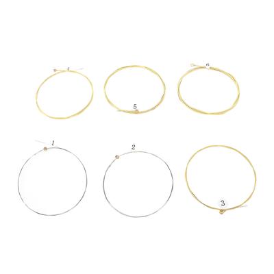 6 Guitar Strings with Ball End Phosphor Bronze Coating String Replacement for Acoustic Guitars