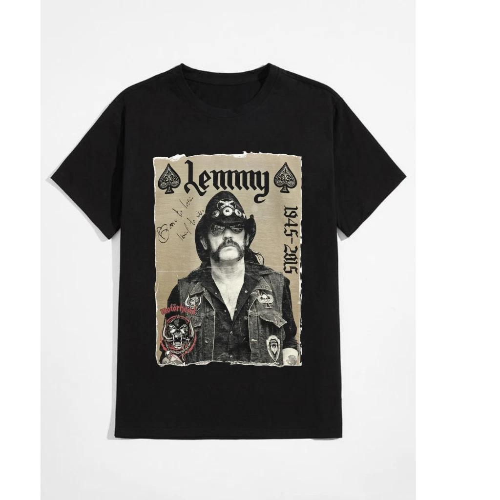 Motörhead Lemmy Kilmister Black Unisex T-Shirt – S to 5XL XL