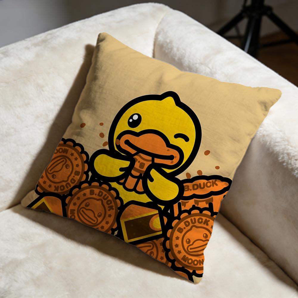 Fashion BBduckable Cushion Cover Soft Decorative Pillow Case Suitable for Bedroom Sofa Car Travel Use