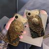 Golden Classical Emblem For IPhone 17Pro Max 16 17 Pro 15 Pro 14 13 Plus 12 Mini 11Pro Max XR 16E 17 Air Golden Glass Phone Case