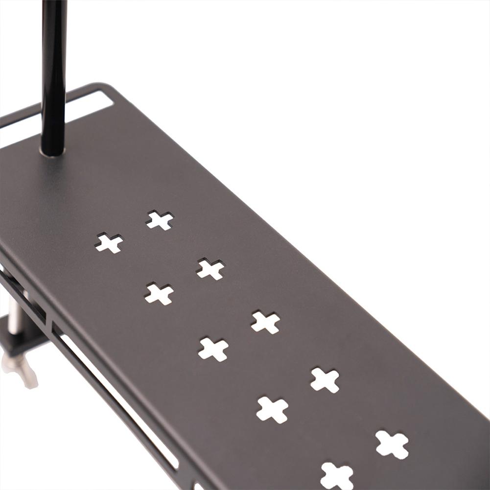 Camping Foldable Storage Rack Collapsible Camping Rack Aluminum Alloy Camping Storage Shelf Multifunction for Camping Picnic