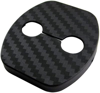 BRIGHTZ Caravan E25 Carbon Style Door Striker Cover 1PC [STRIKER-004-1PC] DWGE25 DWMGE25 QE25 SE25