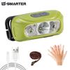 USB Head Flashlight COB LED Head Light Torch Mini Rechargeable Powerful Sensor Headlamp Fishing Camping Headlights Front Lantern