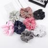 Korean Chic Striped Fabric Hair Tie for Women