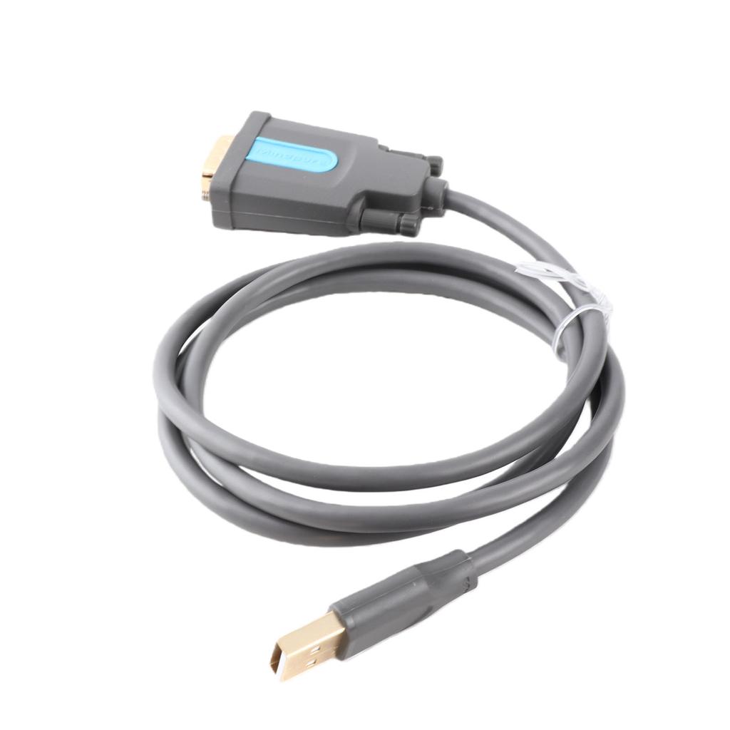 Mindpure Serial Port Cable US015 USB To DB9 RS‑232 Male To Male Computer Converter Cable