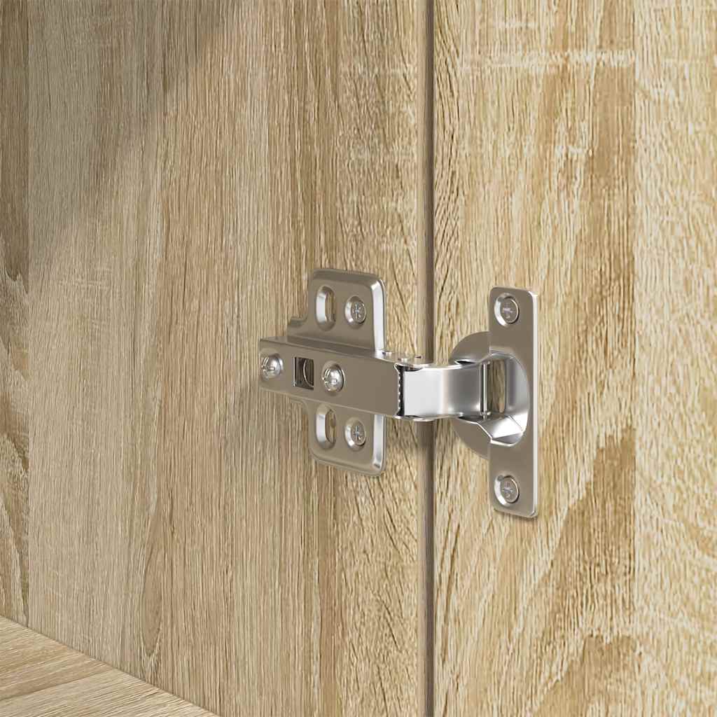 Highboard In Sonoma Oak Finish 37.5 X 35 X 180 Cm Particle Board