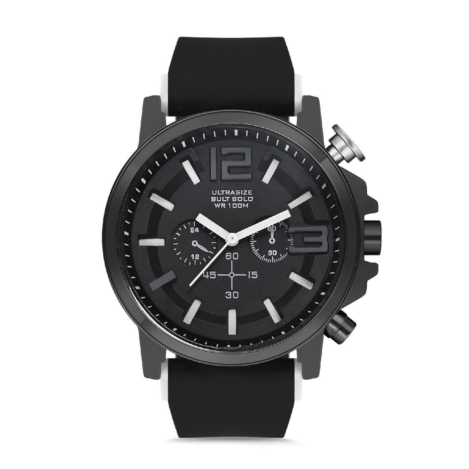 

Силиконовые черные мужские наручные часы Apwr010004 белый