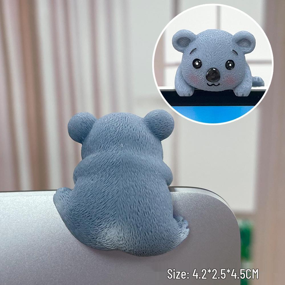 Creative TV Monitor & Car Navigation Screen Decoration - Small Animal Ornaments