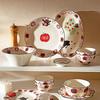 Cute Cartoon Ceramic Plate Creative Cat Fruits Salad Plates Exquisite Party Afternoon Tea Home Tableware Restaurant Ramen Bowls