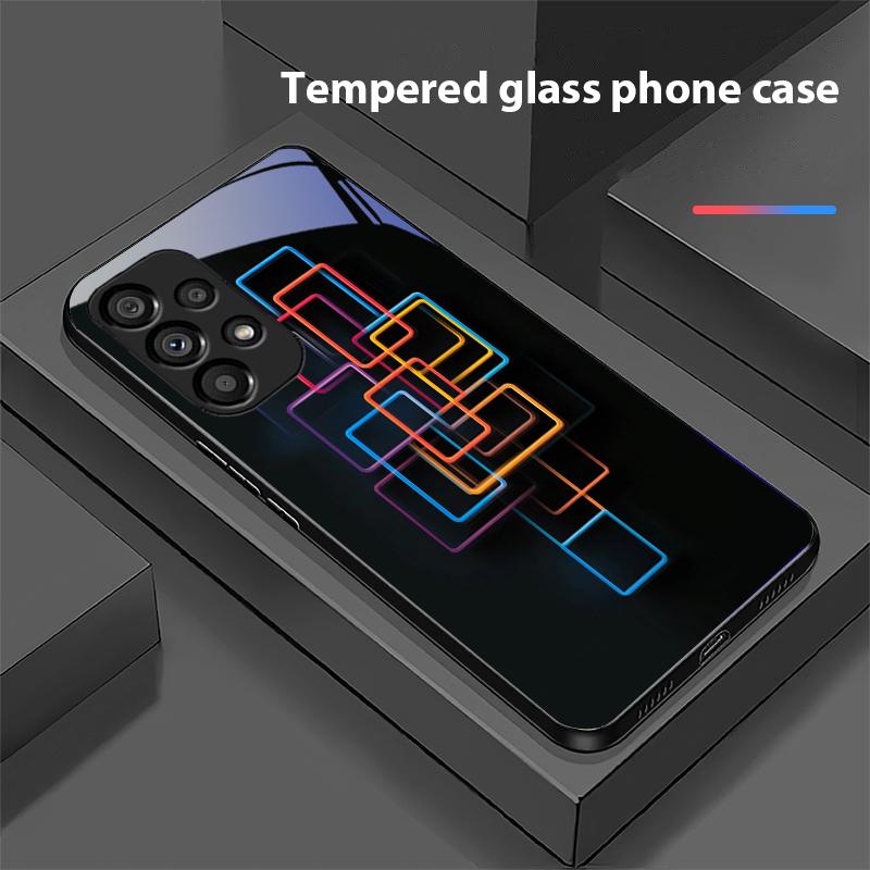 Rote Und Schwarze Herzen Für Samsung Galaxy S10 S20 Plus S21 FE S22 S23 S24 FE S25 Ultra Schwarz Gehärtetes Glas Handyhülle Hartschale