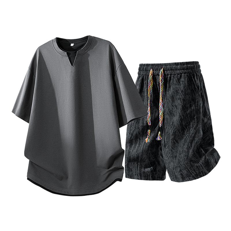 Loose Casual Suit Short-sleeved T-shirt Suit Two-piece Sports Suit