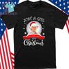 Just A Girl Who Loves Alan Jackson Christmas Shirt Black S-5XL AD763 Unisex T-Shirt