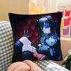 AAdoS Anime Cute Pillow Case Fashion Square Pillowcase Bedroom Sofa Room Ins Decoration Leisure Cushion Cover
