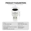 OXXN7 Car Mini USB LED Portable Light Plug Play Ambient Decorative For KIA Sportage Rio Ceed Niro Soul Stonic Proceed Sorento