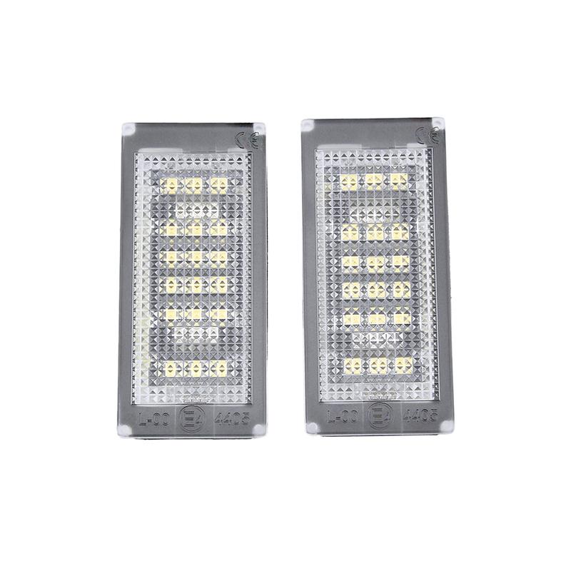 2 Pieces 12V 6000K Car Led Number Licence Plate Light Facelift Fit For BMW 3 Series 325i 328i 318 320 E46 2D M3