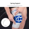1 pz Ginocchiera Cinghia Rotula Supporto Mediale Forte Menisco Silicone Compressione Protezione Sport Ginocchiere Corsa Pallacanestro