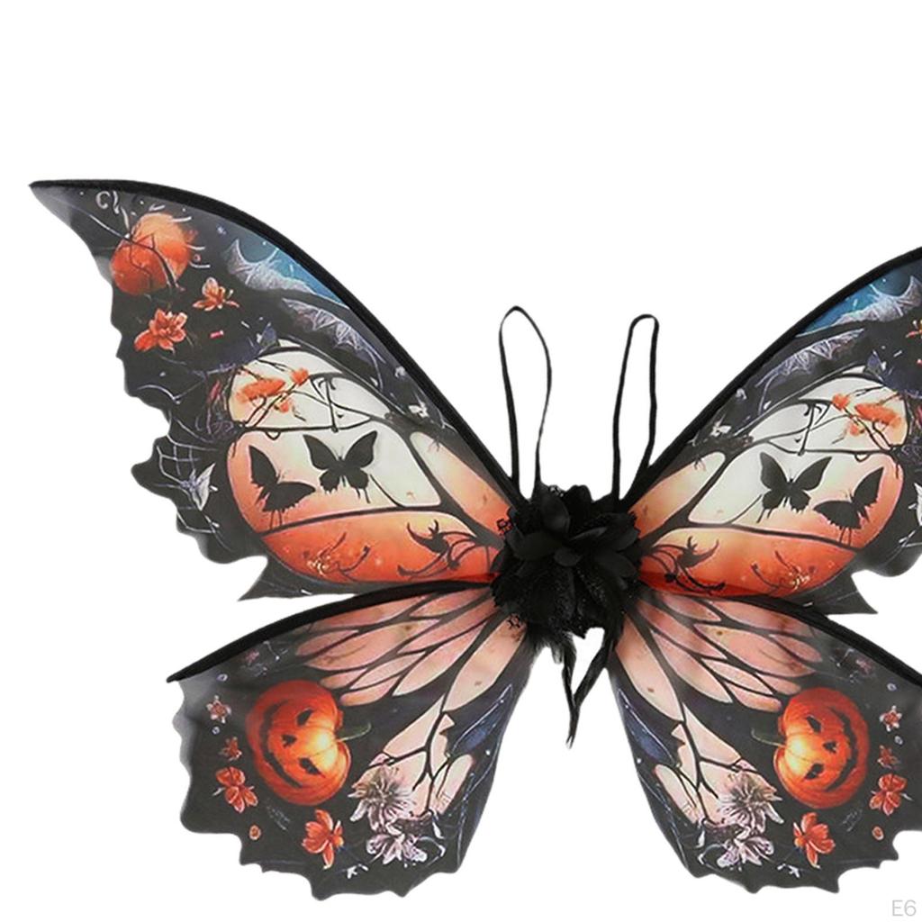 Dekoracyjne skrzydła na Halloween, kostiumy do odgrywania ról, urodziny dla kobiet i dziewcząt