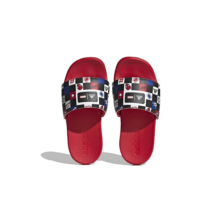 Children Aged 3 7 Years Old Disney X Adidas Adilette Comfort Comfortable Kids' Home Slippers Red HP7758