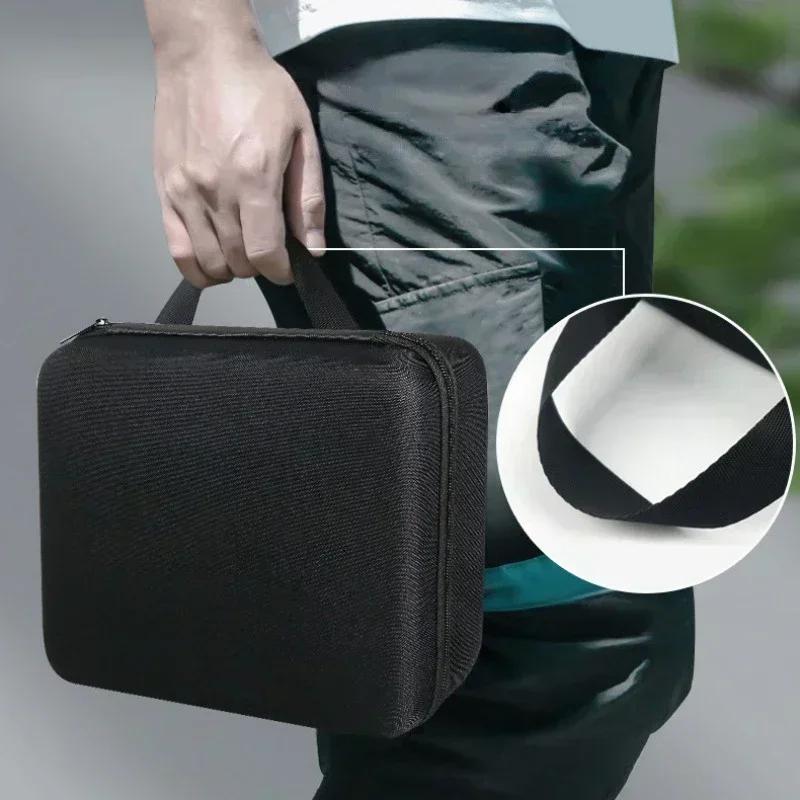 Mehrgrößen-B-Aufbewahrungstasche EVA Hartschalen-Handtasche Reise-Reißverschlusstasche Stoßfest Outdoor-Werkzeugtasche für Kopfhörer-Aufbewahrungsetui Zubehör Make-up-Taschen