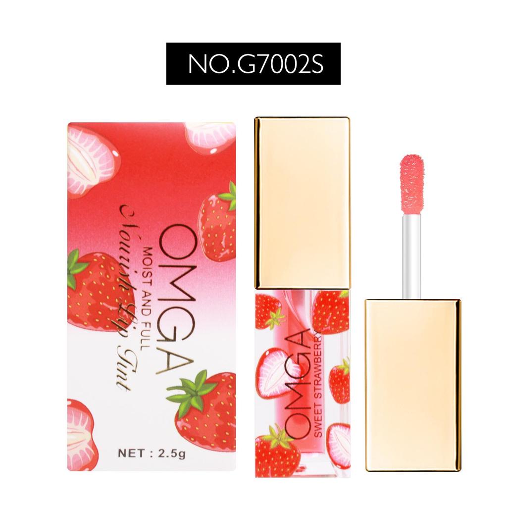 OMGA Peach Lip Gloss: Color-Changing, Non-Transfer, Mirror Finish Lip Glaze