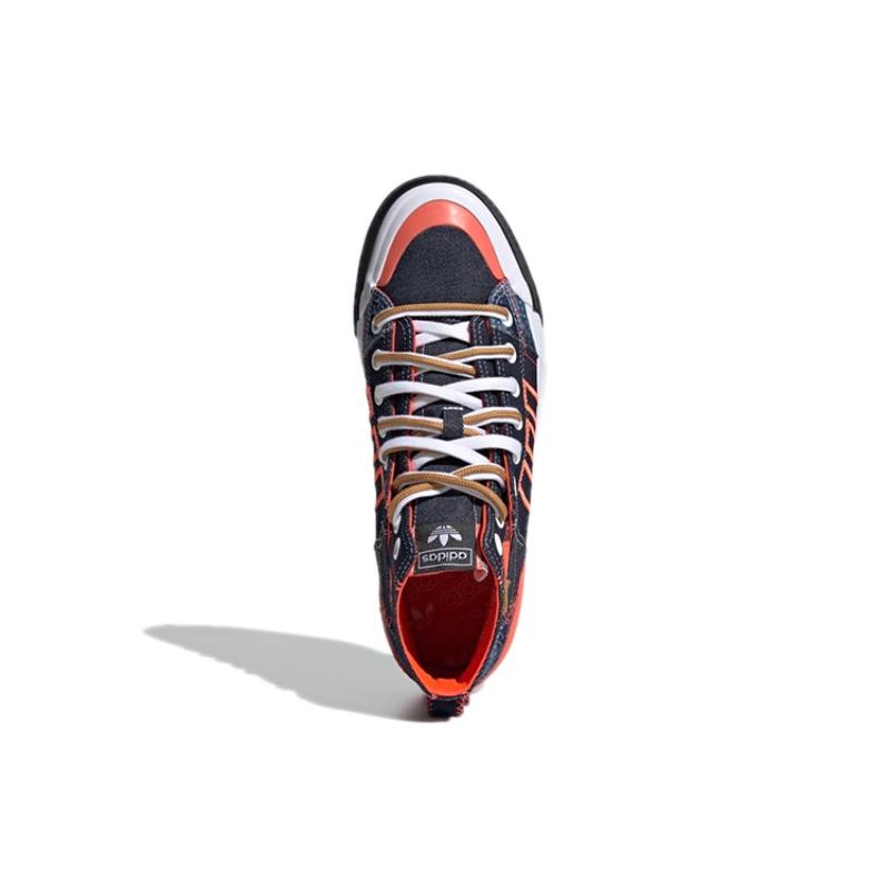 Adidas Nizza Hi Dl 'Denim Patchwork' Sneakers FZ5238