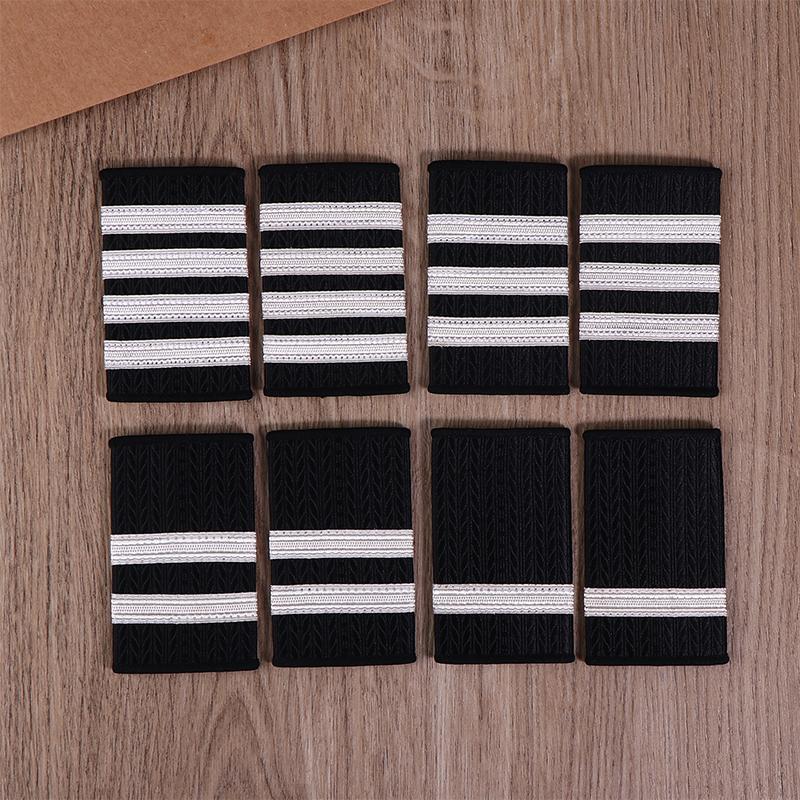 1Pair Clothing Decor Epaulettes Shirts Professional Pilots Uniform Epaulets Craft Shoulder Badges Garment Diy Accessories