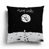 Fashion Black and White Star Astronaut Pillowcase Sofa Cushion Cover Home Living Room Decoration Cartoon Pattern