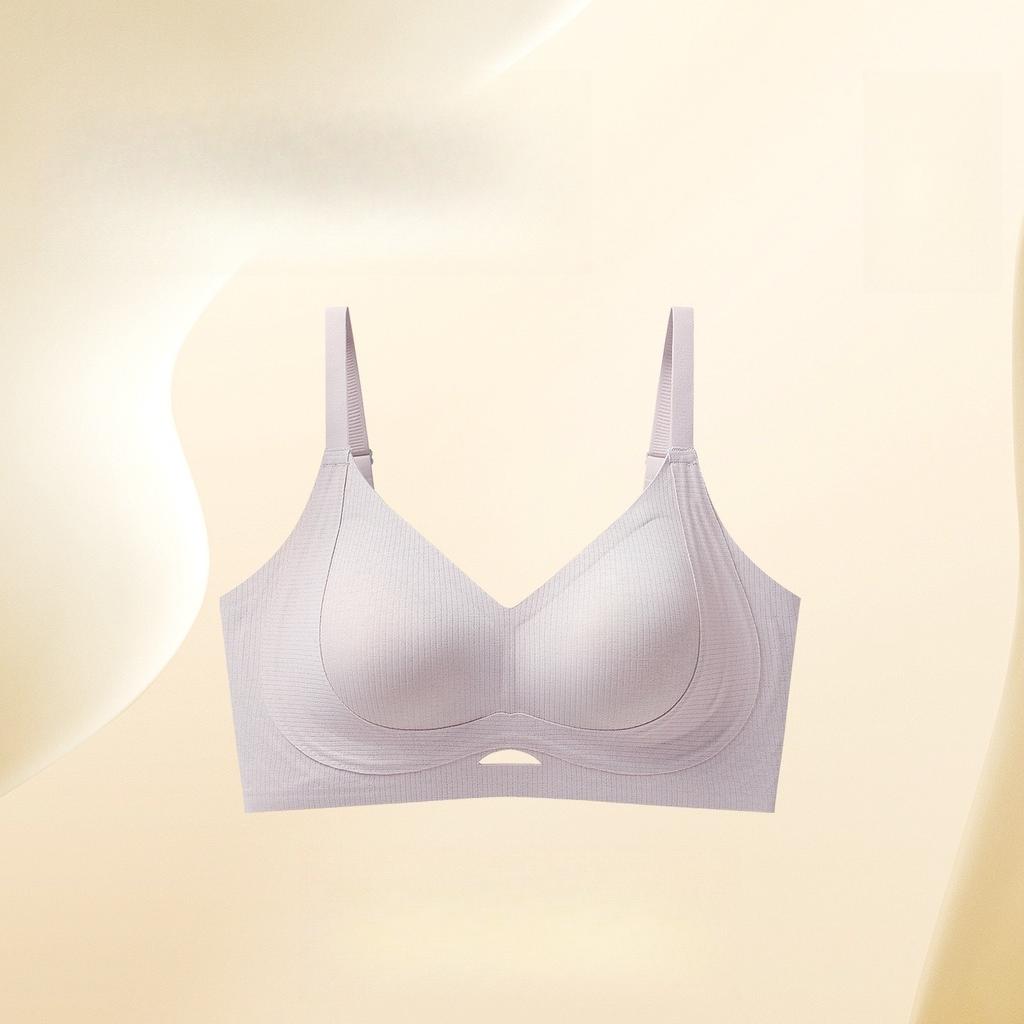 Seamless Bra Women Gather Soft Support Underwear Anti-sagging Underwear On Top No Steel Ring Bra Women