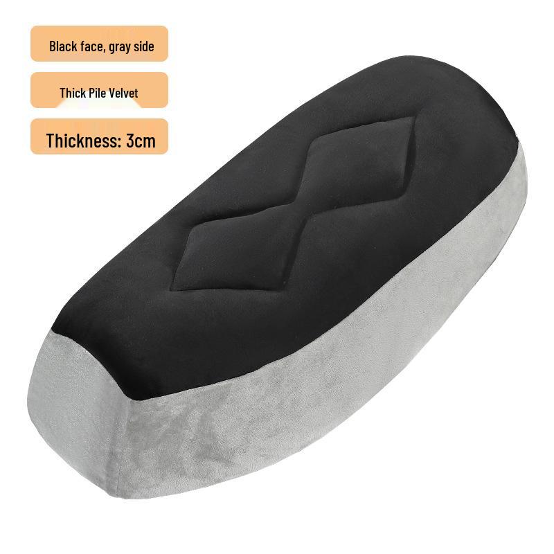 Thickened Velvet Electric Scooter Seat Cover: Comfortable, Durable, Sun-Proof, Shock-Absorbing, and Height-Enhancing for Enhanced Riding Experience