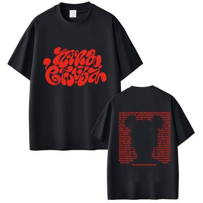 Singer Nina Chuba Arena Tour Graphic Tee Shirt Men Women O-Neck Cotton T-shirts Fashion Oversized Short Sleeve Tees