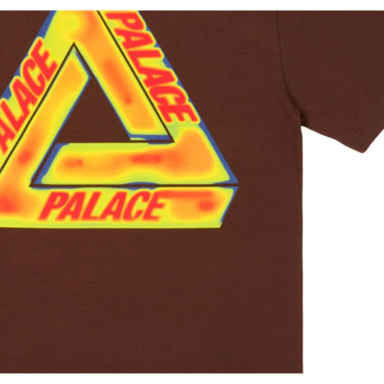 Palace Heat Sensi T-Shirt Nice Brown Unisex Tops P26TS190