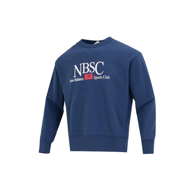 New Balance NBSC Crew Sweatshirt Asia Sizing Navy Men s AMT31556-NNY M
