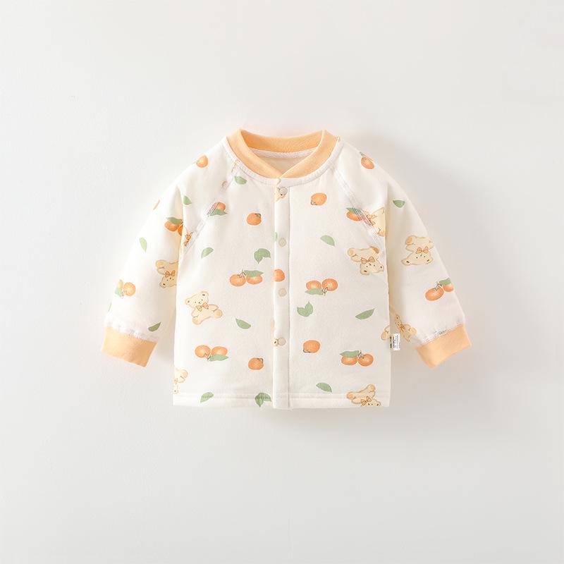 Class A Pure Cotton Baby Top - Warm, Boneless, Unisex Newborn Home Wear