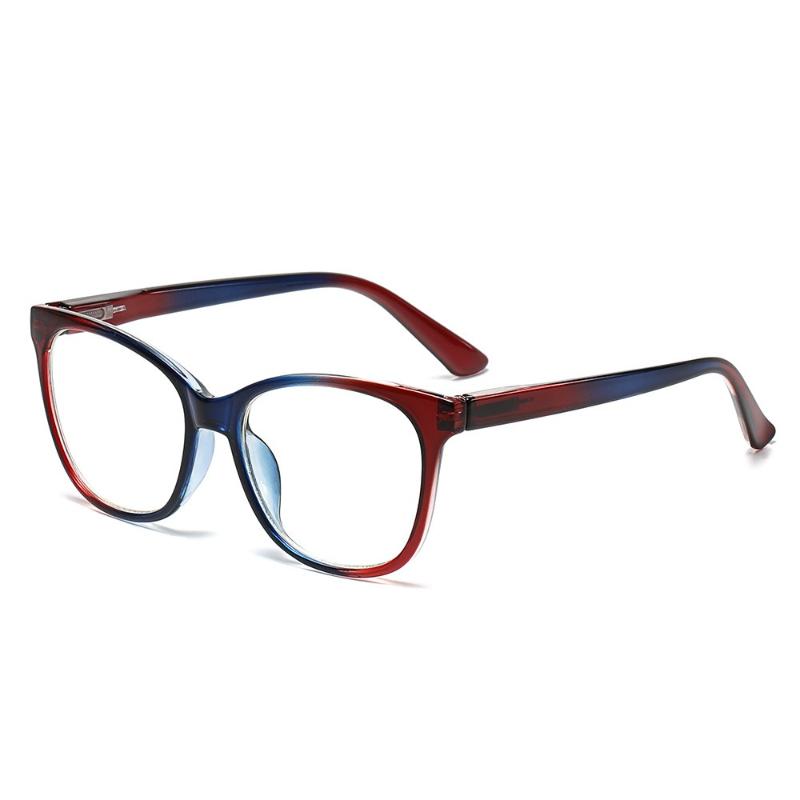 

Модные и персонализированные контрастные очки для пресбиопии Новые очки с большой оправой Защита глаз от синего света +200