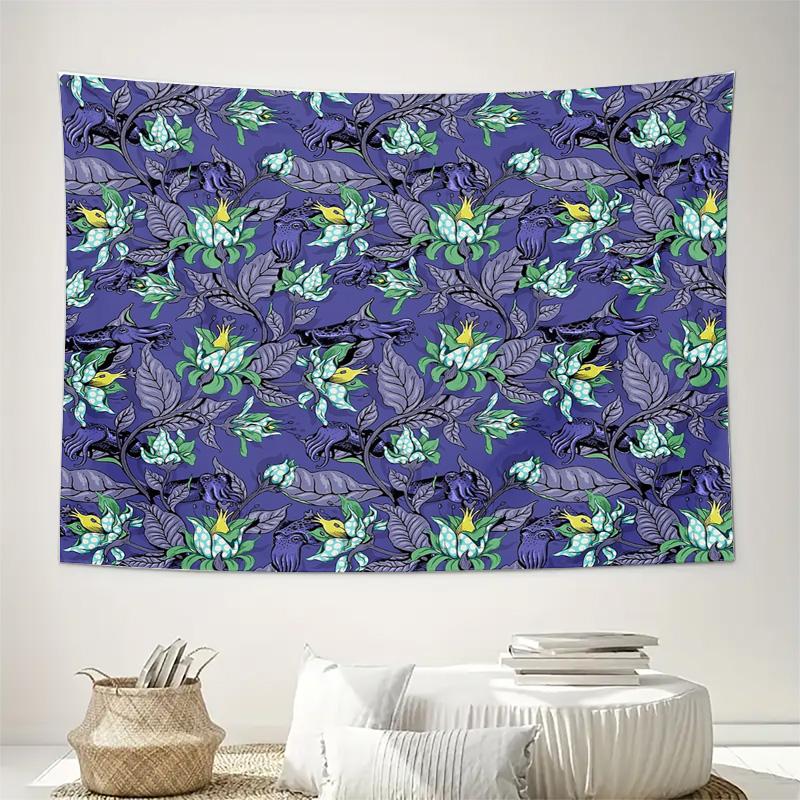 Boho Tapestry Wall Hanging Aesthetic Room Decor Nature Floral Vintage Wall Art Large Wall Hanging Bedspread Home Textile