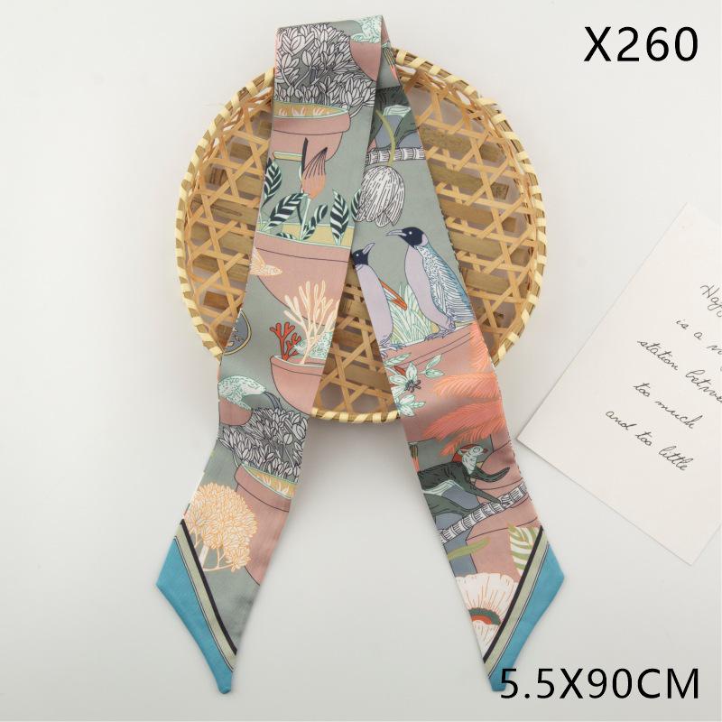 Versatile Vintage Silk Scarf: Hair Tie, Headband, Bag Accessory