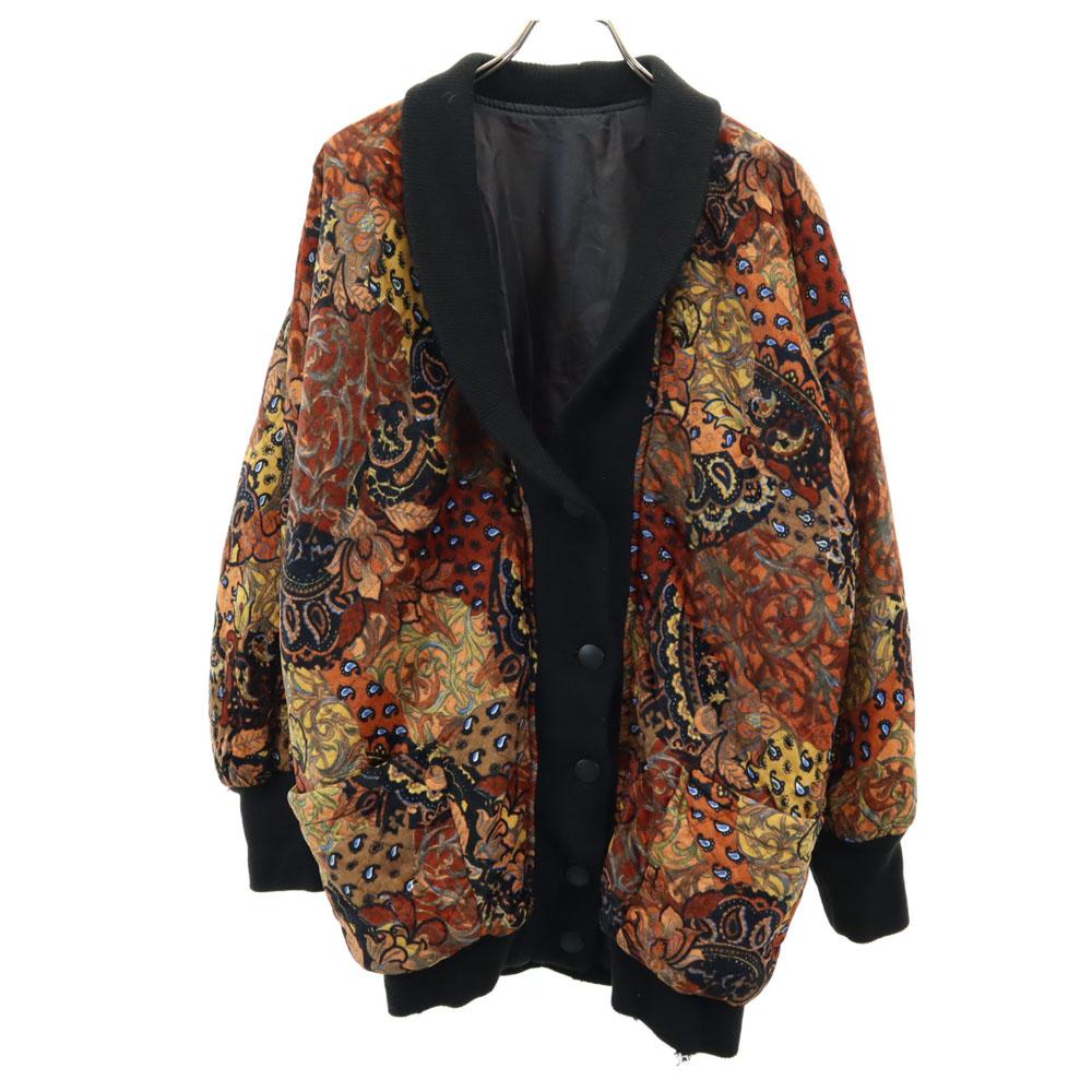 

СТАРЫЙ 80-е 90-е Комбинезон с ручкой Шалевый воротник Стеганая куртка Коричневый и т.д. Женский Подержанный