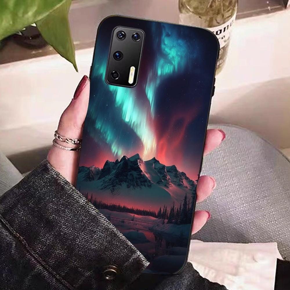 Beautiful Northern Lights Phone Case For Huawei P 8 9 10 20 30 40 50 Pro Lite Psmart Honor 10 Lite 70 Mate 20lite
