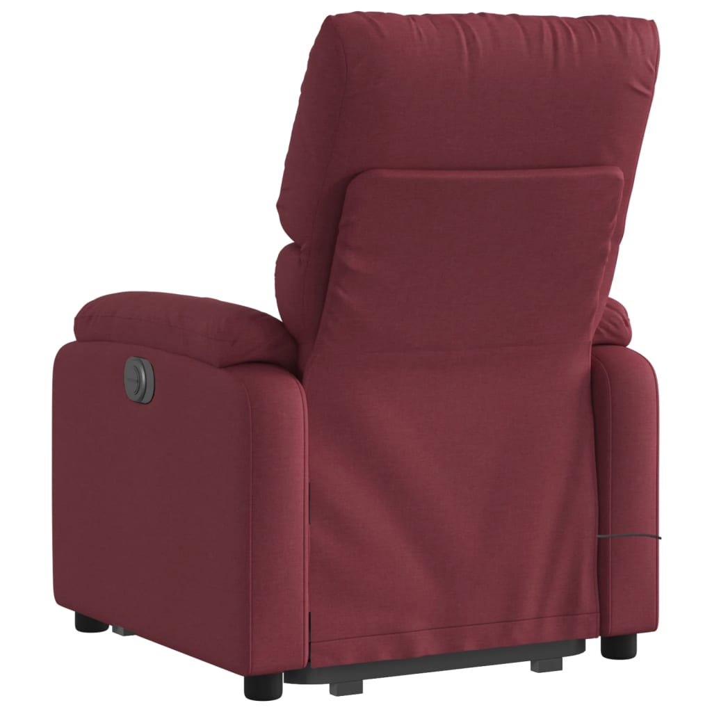 Vidaxl Lift-Up Massage Chair, Electric, Reclining, Red