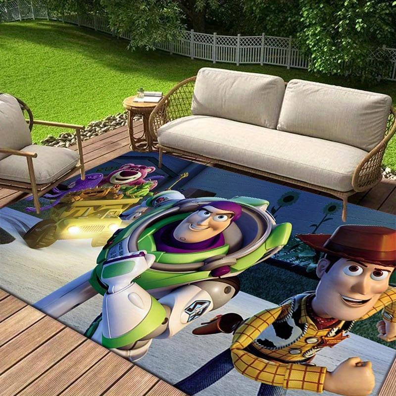 

1pc Disney Toy Story Pattern Area Rug Soft Flannel Floor Mat for Living Room, Bedroom, Kitchen, Sofa Coffee Table Floor Mat, Machine Washable 60cm by 90cm
