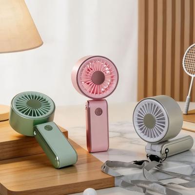 Quiet Operation Handheld Mini Fan 3 Speeds Personal Cooling Fan Neck Hanging Small Fan  Camping