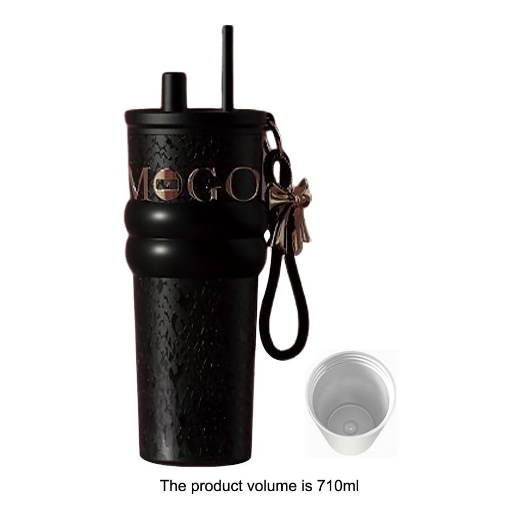 Tumbler with Lid and Straw Reusable Stainless Steel Large Water Bottle for Water Coffee and Various Beverages
