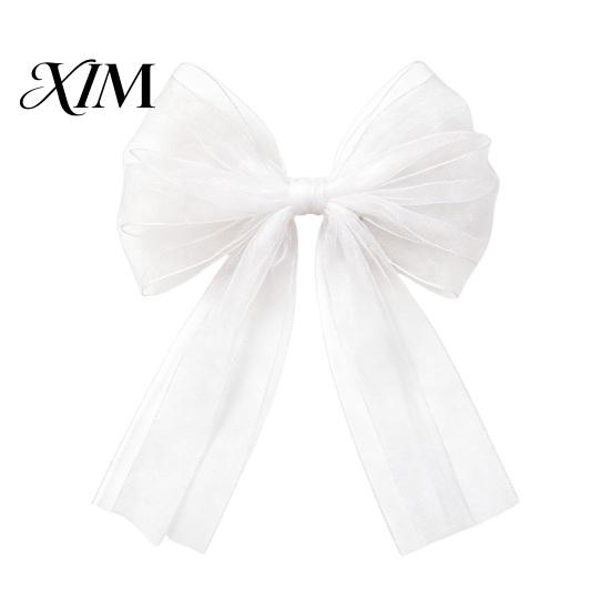 Romantic Bows for Easter Decorations Tulle Bow Christmas Tree Decoration, Pre-tied Gauze Mesh Versatile Fabric Festive Occasions Xmas Tree,