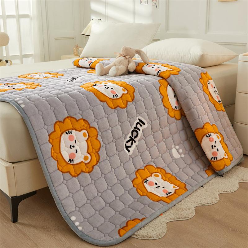 Novo colchão de veludo de leite farée velo dormitório estudante colchão acolchoado colchão macio anti-estático pilha almofada