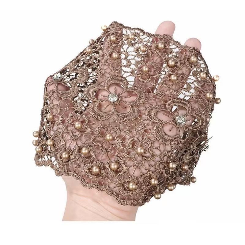 1PC Bead Rhinestone Headband Women Tie Hair Wide Edge White Hair Headband Daily Wear Korean Headband Headband Headgear Headgear