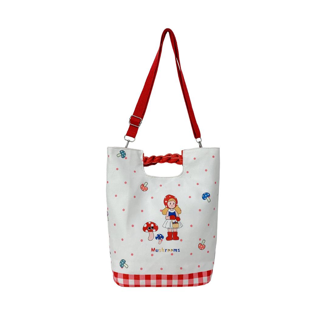 Childrens Cute Cotton School Bag With Animal Pattern For Daily Wear
