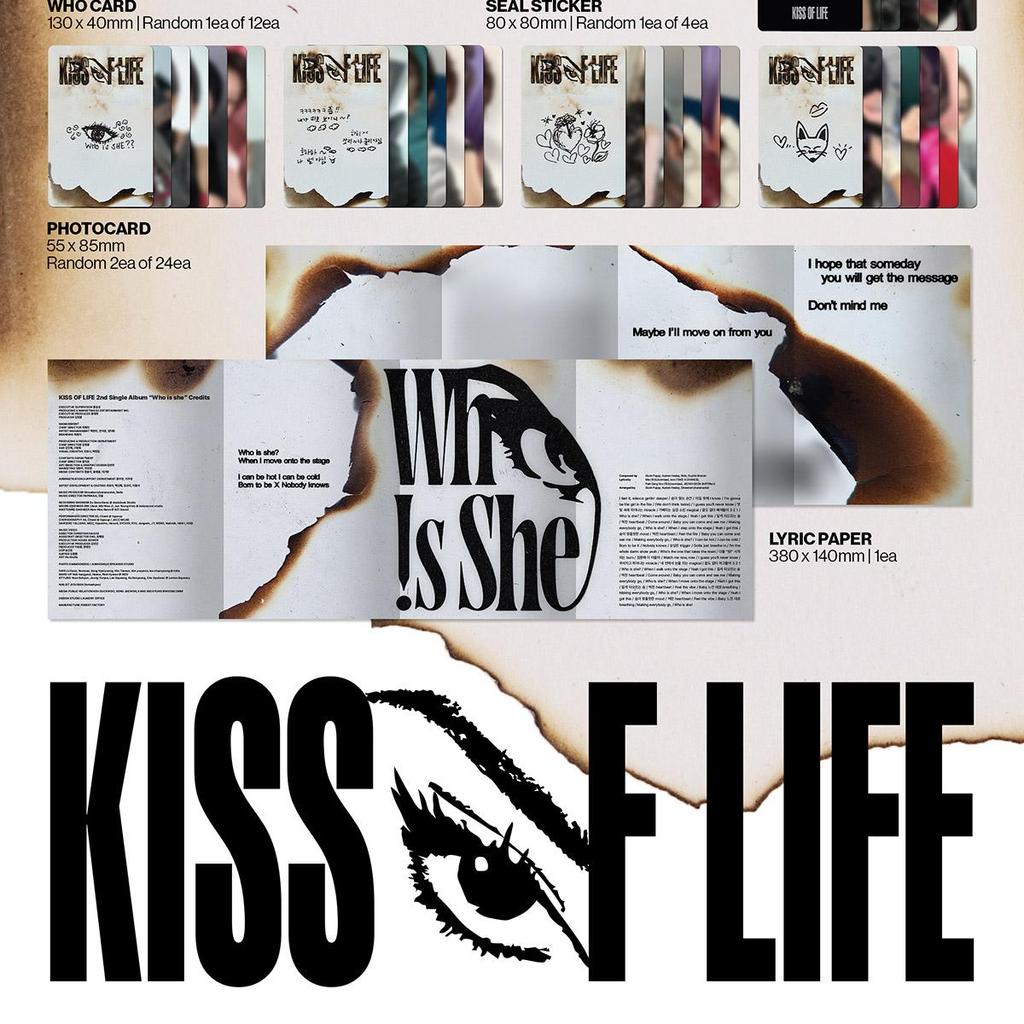KISS OF LIFE [Who is she] 2nd Single Album (Who ver.)
