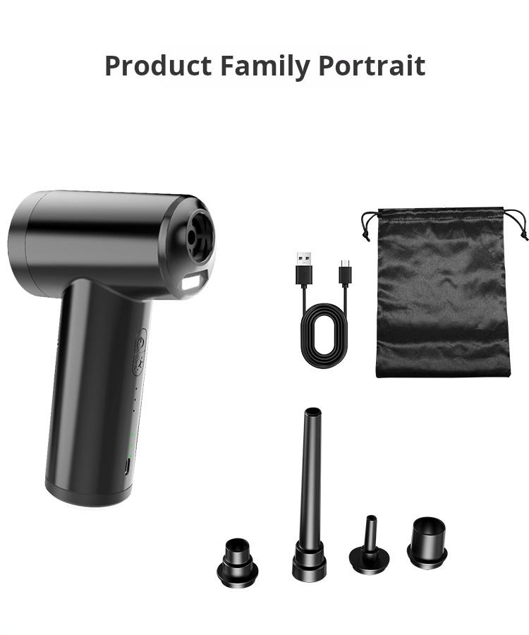 

Пылесос 50000 об/мин Супермощный Портативный Воздуходув для Пыли Выдувной Заряд Ручной Пылесос Большой Мощности Всасывания Для Автомобиля Дома